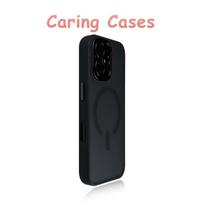 or iPhone 17 16 15 14 13 12 11Case Black C-Ring MagSafe Full Lens Cover Soft Touch Matte Shockproof Slim Protective Cover iPhone 11 Pro Max juoda