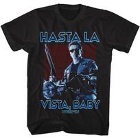 Terminator Movie Shotgun Motorbike Hasta La Vista Baby Men's T Shirt S