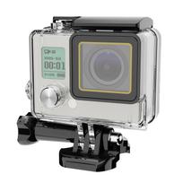skirtas GoPro Hero 4 3+ vandeniui atsparus dėklas 60 m povandeninio nardymo apsaugos korpusas, skirtas Go Por 4 3+ GoPro4 nardymo dangtelio priedas