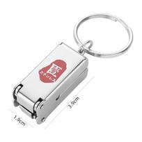 All Steel Transform Nail Clipper, Japanese Style Creative Stainless Steel Nail Clipper, Portable and Mini Folding Nail Clippers raudona