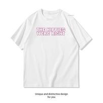 The Hippies Were Right Shirt Woman Man Summer Cotton Graphic T Shirts Adult Streetwear Camisetas Tops S3XL Tee S
