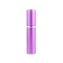10ml Perfume Glass Bottle Refillable Perfume Bottling Atomizer Travel Aluminum Spray Atomizer Portable Mini Liquid Container violetinė