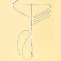 New Sexy Double Layer Chain Thong Panties Bikini For Women Simple Fashion Luxury Body Chain Jewelry Accessories Decoration