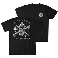 Til Valhalla Warrior Spirit Battleborn Military Grunt Tactics T-Shirt 100% Cotton O-Neck Short Sleeve Casual Mens T-shirt S