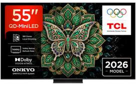 TCL C6K Pro 55C6K Pro 139.7 cm (55) 4K Ultra HD Smart TV Wi-Fi Black 1000 cd/m²