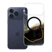 OEM Golden phone case with MagSafe support for iPhone 17 Pro Max | iPhone 18 Pro Max black