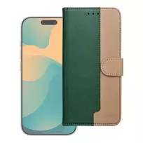 OEM Split Book book-style phone case for Samsung Galaxy A57 (A576), green and gold