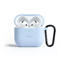 Etteri light blue silicone case for AirPods 4