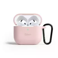 Etteri silicone case for AirPods 4, light pink