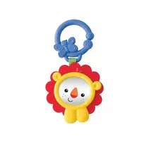 Fisher Price Lion, Play Mirror with Hands-On Activities, Teething Toy, Unisex, 3+ months