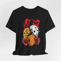naruto anime t shirt, tobi obito uchiha, obita mask, sharingan lot XL