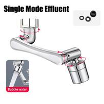 1080° Universal Rotation Faucet Extender Kitchen Robot Arm Extension Faucets Mixer Aerator Head Bubbler Water Tap Nozzle Single Mode