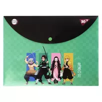 YES Demon Slayer A4 envelope bag with button