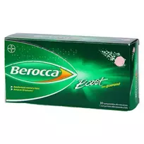 BEROCCA Boost 30 Effervescent Tablets Guarana