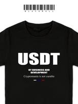 USDT by business and development T‑shirt 4XL