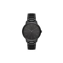 ARMANI EXCHANGEAE Laikrodis ant riešo Kvarcinis mechanizmas Nerūdijančio plieno apyrankė 42 mm Juodas ciferblatas Vyriški laikrodžiai AX2701 AX2701