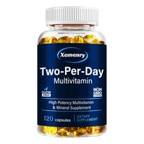 Two-Per-Day- Essential Vitamins, Minerals& Nutrients, Immune Health, Bone Health 120 blue