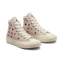 Converse Wmns Chuck 70 High Floral Embroidery A02201C 35 dykumos smėlio spalva