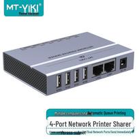 MT-viki 4-Port USB WiFi Network Print Server