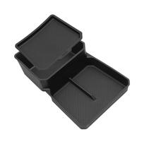 for Kia EV3 EV4 2025-2026 Center Console Layer Lower Storage Box Central Tray Organizer Car Interior Accessories Black