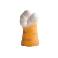 Ceramic Cat Paw Vase Flower Pot Tabletop Decoration for Living Room Office Home Desk Flower Arrangement Container beige