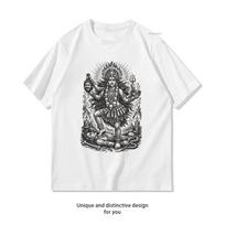 Kali Goddess Hindu Goddess Mahakali Shirt Woman Man Summer Cotton Graphic T Shirts Adult Oneck Tops Shortsleev S3XL S