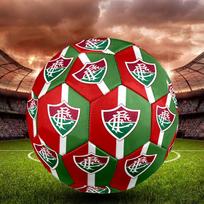 Fluminense Indoor Soccer Ball Size 5 Colorful All Ages Machine Stitched PVC Competition Ready Durable High-Bounce