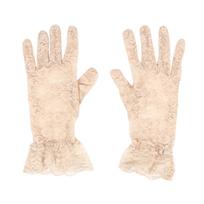Women Sexy Lace Short Gloves Sunscreen Breathable Thin Soft Female Gloves multi-purpose Elegant Bride Gloves Full Finger Mittens