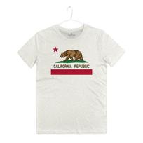 California Republic Flag Bear T-Shit Los Angeles West Coast T-shirt Tops Tees Unisex S