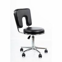 Kosmetologinė meistro kėdutė Round 4 (Black)