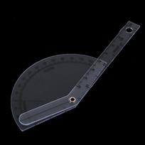 Wholesale PVC Medical Finger Goniometer Plastic Protractor 180 Degree Angle Ruler 13.5*5cm