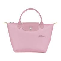 Longchamp Le Pliage Green Sidabrinės metalinės detalės Karvės odos rankinė Maža moteriška Rožinė 1621919P75 sidabras