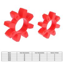 GR-14/19/24/28/38/42mm Bore 12/21/27/35/43/52mm OD Urethane Shaft Coupling Coupler Spider Insert Open Center GR-19