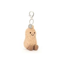 JELLYCAT Fun Food Amuseables Peanut Bag Charm Peanut Charm Brown Doll Plush Pendant Sitting 12cm Height Box Not Included