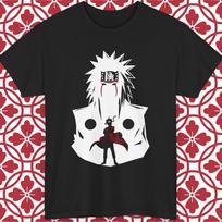 Jiraiya T-Shirt Naruto Uzumaki Shippuden Anime Unisex All Sizes Gift Cool M
