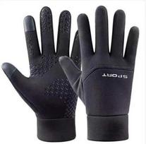 Šiltos žiemos pirštinės vyrams Jutiklinis ekranas Atsparūs vandeniui Vėjui atsparūs Pirštinės Snieglentė Motociklas Važiavimas Vairavimas Unisex M black