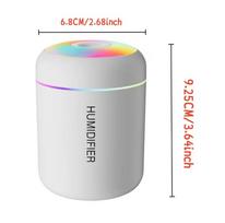 180ML Mini Air Humidifier USB Electric Aroma Diffuser Essential Oil Purifier Aromatherapy Mist Maker Lights For Car Home Bedroom