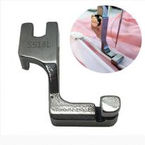 #S518L/T168 Atsitiktinė pramoninė siuvimo mašina Lockstitch Mašina Plokščia plieninė vienpusė nematoma užtrauktuko prispaudimo pėdelė Light Grey