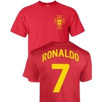 Cristiano Ronaldo Portugalijos Futbolo Žaidėjas Futbolo Komanda Marškinėliai 935 Vasara Vyrams ir Moterims Patogūs Madingi Marškinėliai S