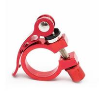 Quick and Easy Saddle Adjustments with Seatpost Clips in Multiple Colors 31.8 raudona