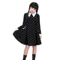 Wednesday Addams School Uniform Dress 100-110/120-130/140-150cm Uniform,120-130cm