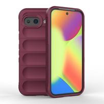For Google Pixel 10A Case Silicone Liquid Shockproof Case Pixel 10A Cover TPU Bumper Rubber Protector Cover Pixel 10 A Case Google Pixel 10a tamsiai violetine spalva