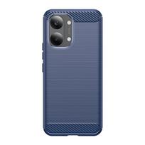 For Xiaomi Poco X8 Pro Max Case Carbon Fiber Silicone TPU Soft Rubber Phone Protect Case Poco X8 Pro Max Cover Poco X8 Pro Case Poco X8 Pro Max mėlyna