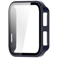 Protective Cover for Garmin  Venu X1 Hard PC Frame +Tempered Glass Full Coverage Case for Garmin VenuX1 Shell Accessories Venu X1 tamsiai mėlyna spalva