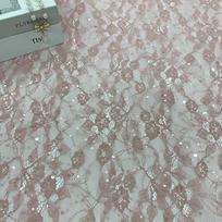 Manufacturer Fashion Grace Luxury Sexy Design High Quality 3D Embroidery Floral Star French Lace Sequin 100% Polyester Wedding