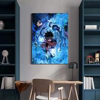 Japoniškas anime Mano herojaus akademija plakatas komiksų paveikslai sienų menas paveikslai drobės tapyba miegamajam svetainei namų dekoravimui 21cm×30cm NoFrame