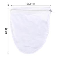 Daugkartinio naudojimo riešutų migdolų pieno koštuvas maišelis arbatai kavai sultims filtruoti tinklelio audinys 23*20cm