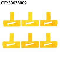 6 vnt. Volvo S60 XC70 V70 Automobilio šoninio priekinio stiklo apdailos dalys Dekoratyvinė priekinio stiklo spaustukų apdaila M T2S3 A-6pcs