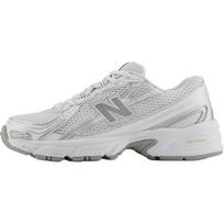 New Balance NB 740 Abrasion Resistant Low top Kids Lifestyle Shoes White Silver Sneakers GR740WM 36 gray