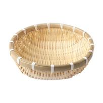 Simple Designs Bamboos Basket Elegant Home Decoration Practical Kitchen Storage Container for Fruits Nut Diameter 18  height